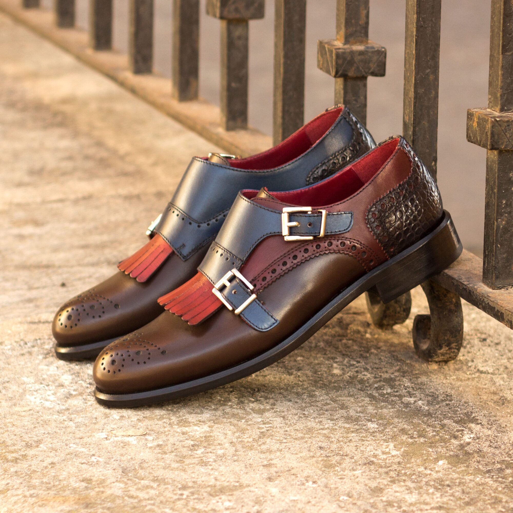 Women's Kiltie Monk Strap - Image 4