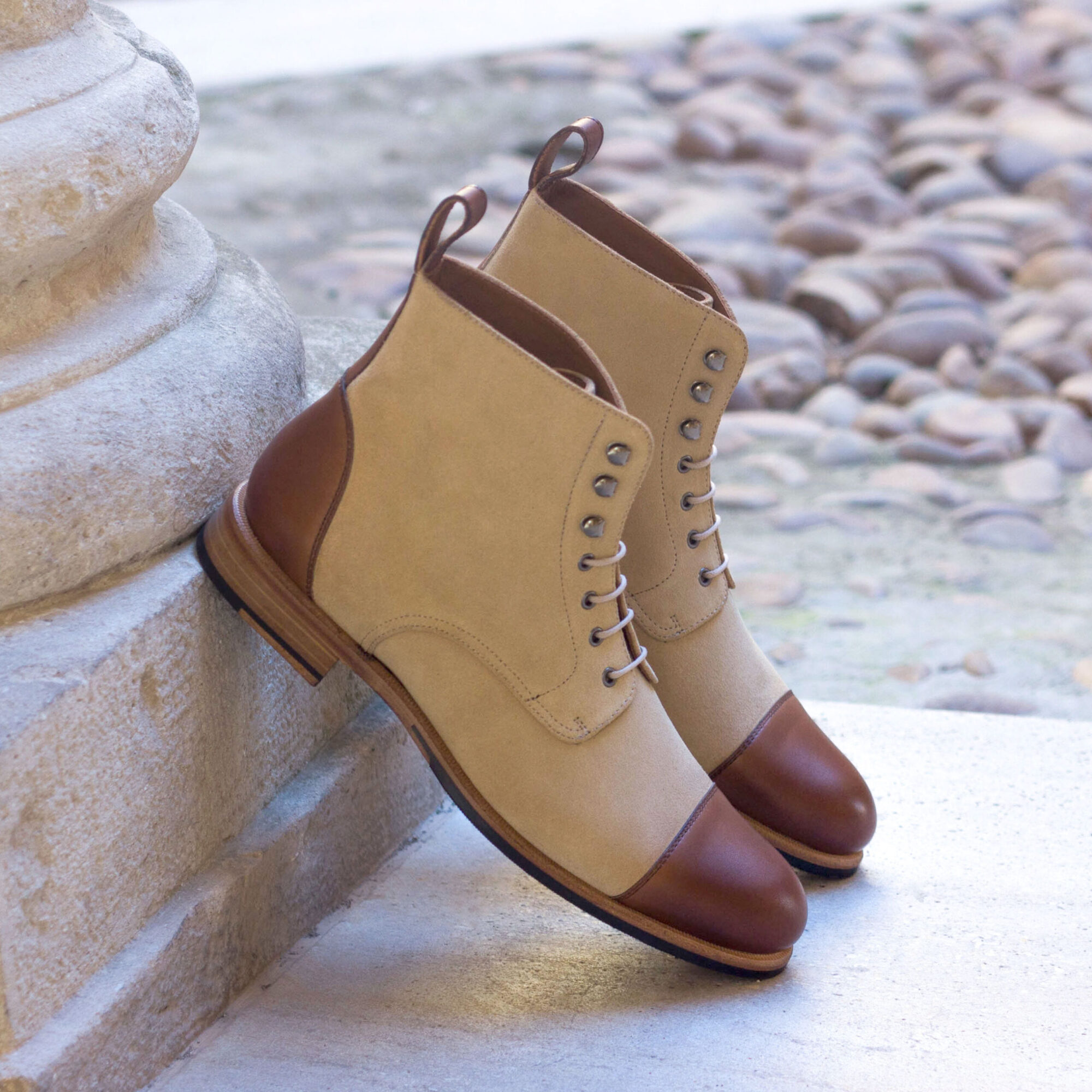 Women's Lace Up Captoe Boot - Image 4