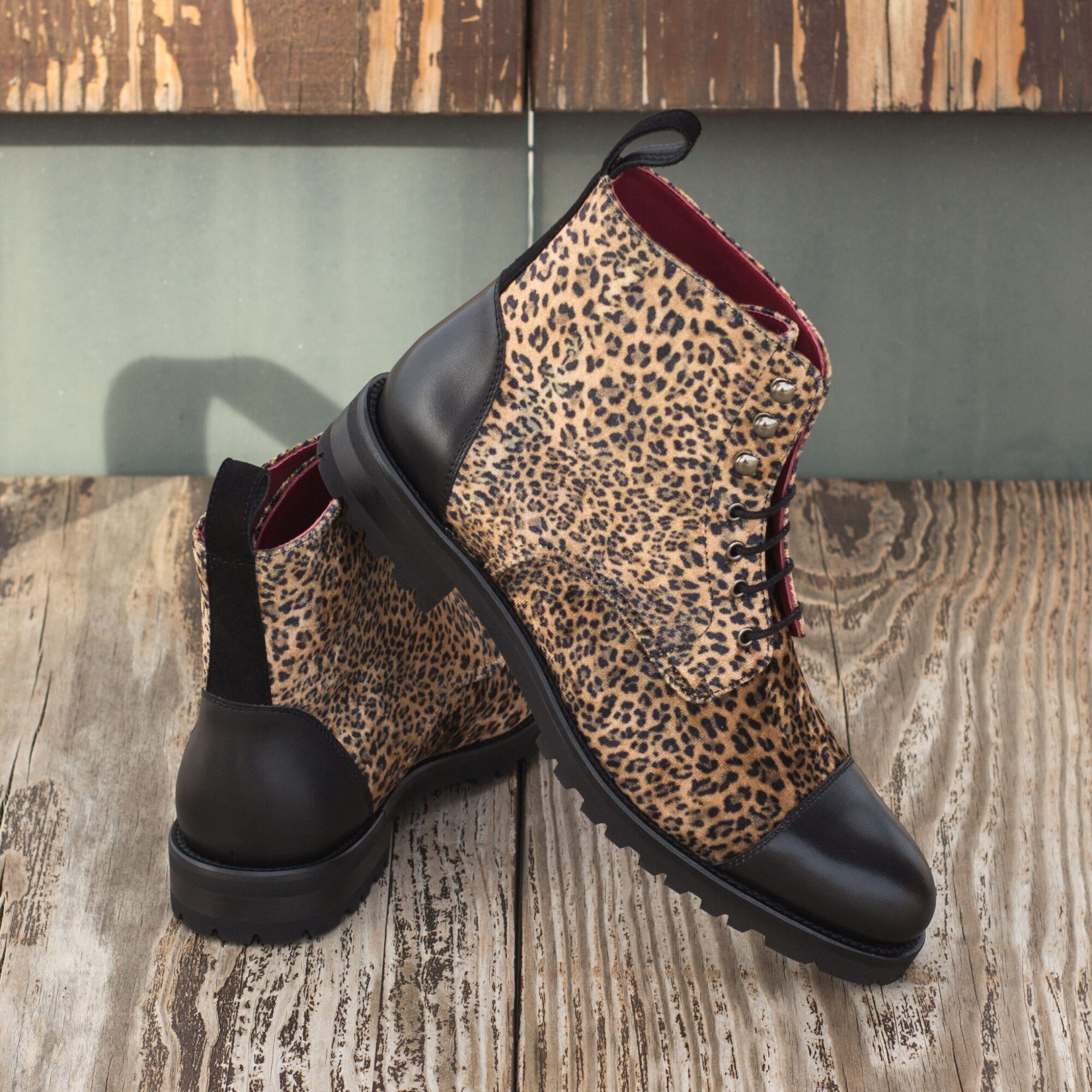 Women's Lace Up Captoe Boot - Image 4