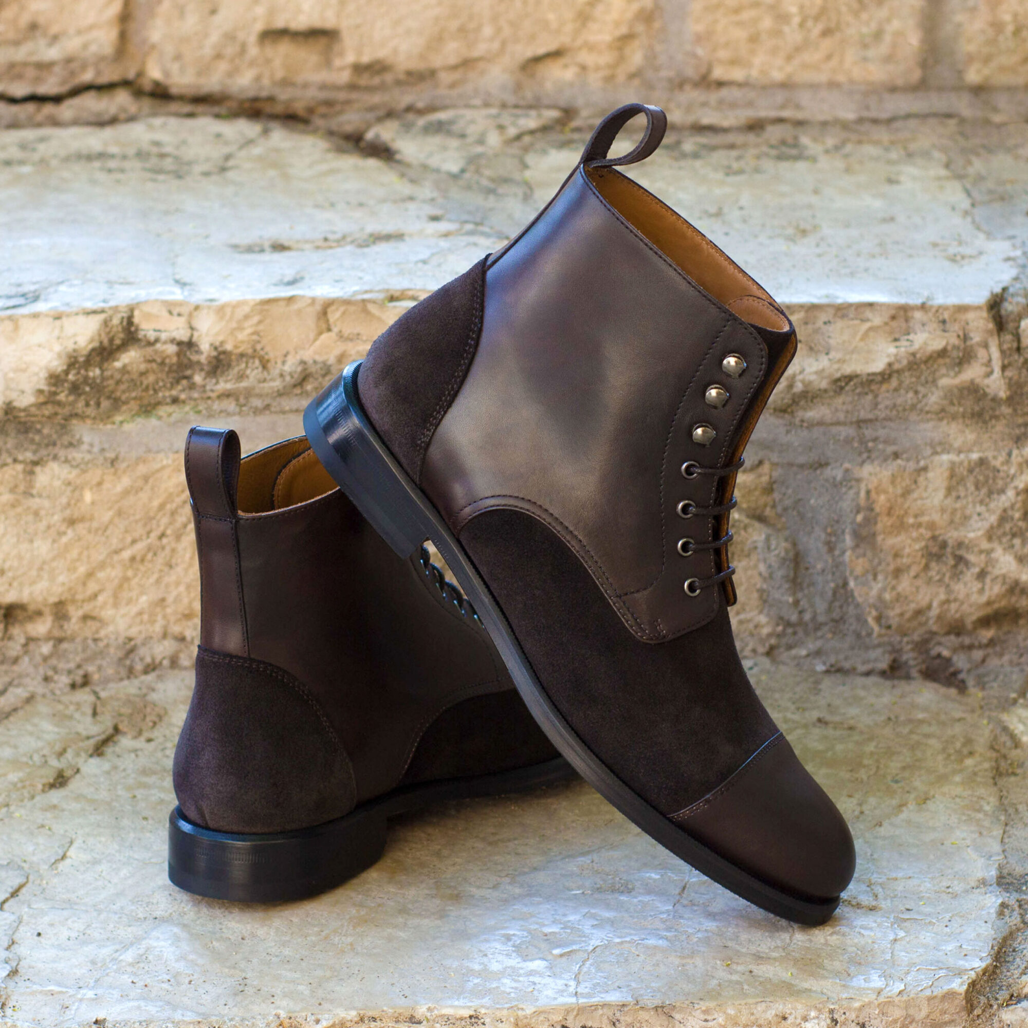 Women's Lace Up Captoe Boot - Image 4